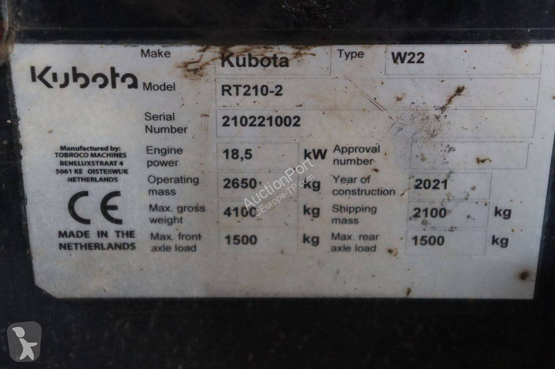 Chargeuse Kubota RT210-2