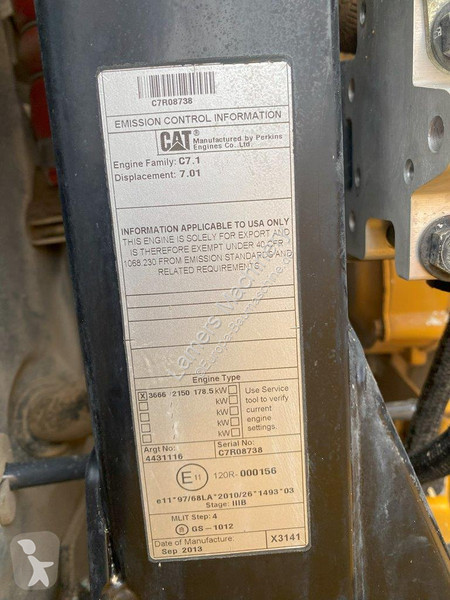 Shovel Caterpillar NVT