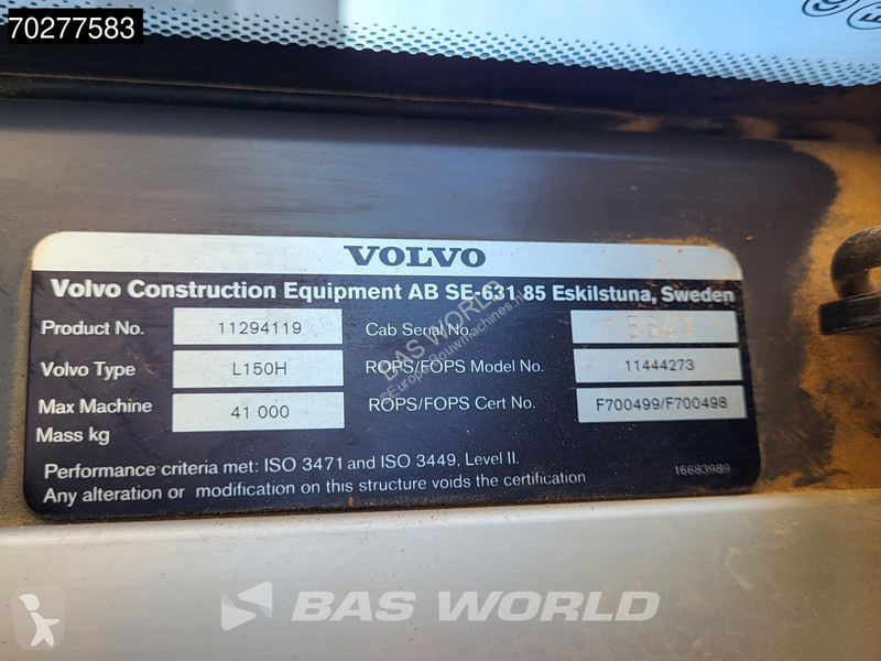 Læssemaskine Volvo L150 H