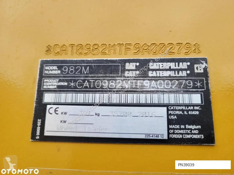 Chargeuse Caterpillar 982M