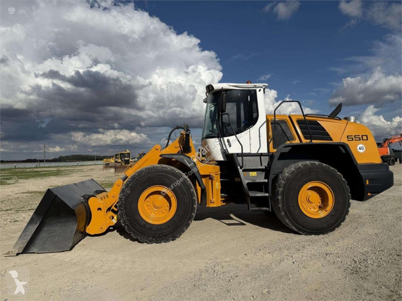 Pá carregadora Liebherr quick coupler