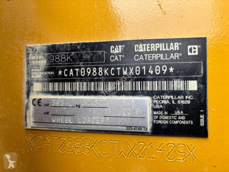 Nakladač Caterpillar 988 K (CE/EPA)