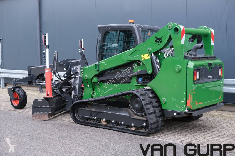 Pala cargadora Bobcat HIFLOW + Laser Grader 108...
