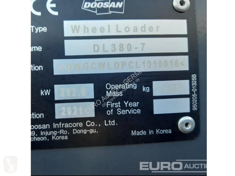 Shovel Doosan DL380-7