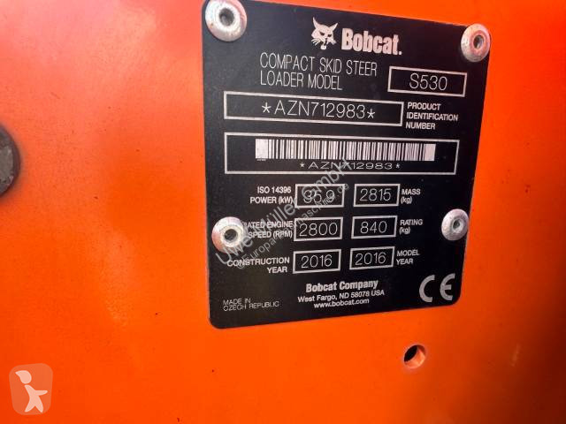 مُحمّلة Bobcat S 530 High Flow 24.000 EUR