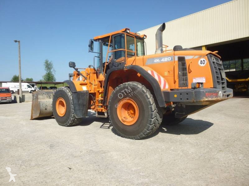 Pá carregadora Doosan DL 420-3