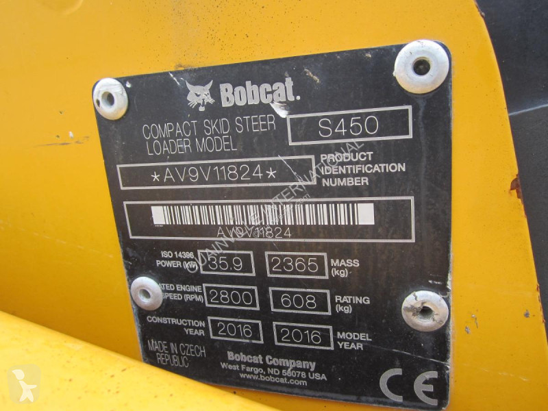 Pá carregadora Bobcat  S450