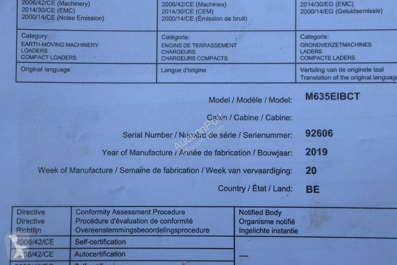 Nakladač Avant tecno MEIBCT