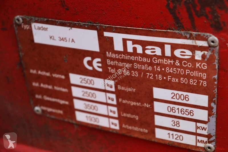 Læssemaskine Thaler KL 345/A