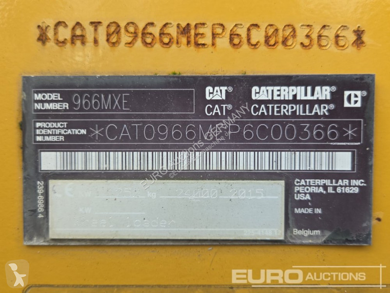 Chargeuse Caterpillar 966MXE