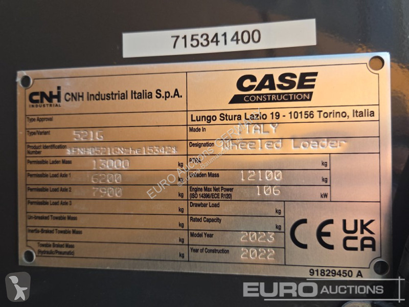Ładowarka Case 521G
