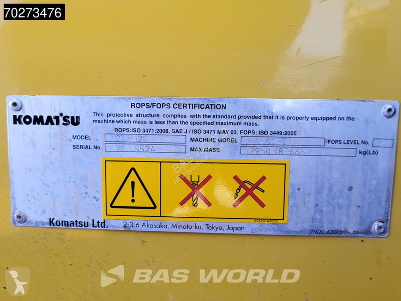 Pala Komatsu WA500-8
