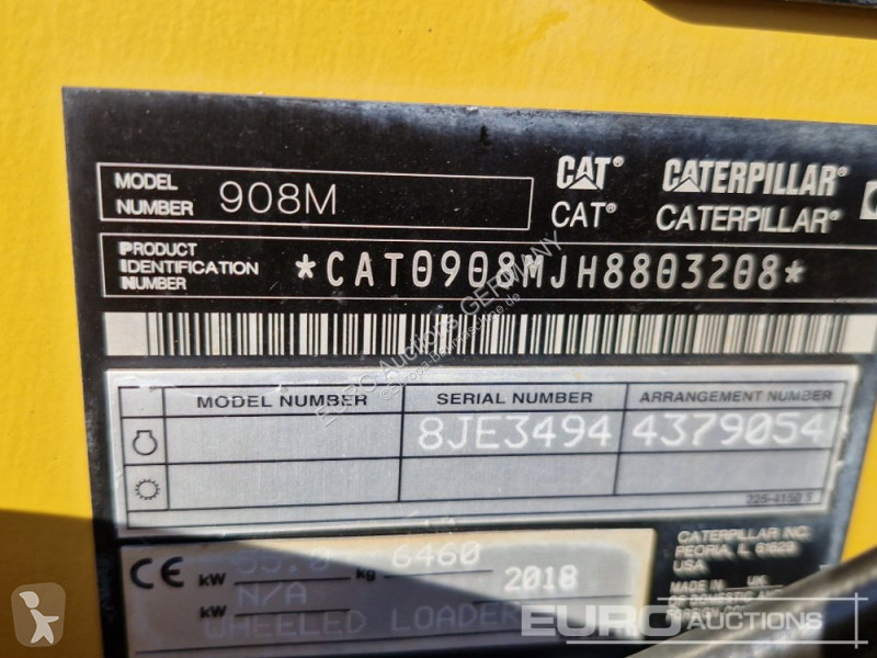 Chargeuse Caterpillar 908M