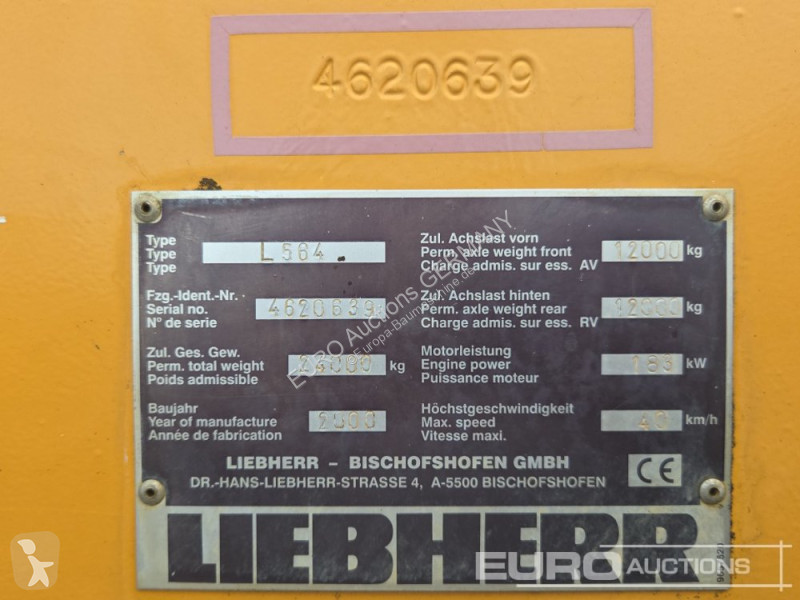 Pala cargadora Liebherr