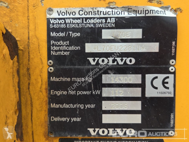 Pala cargadora Volvo