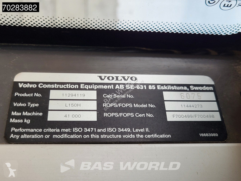 Nakladač Volvo L150 H