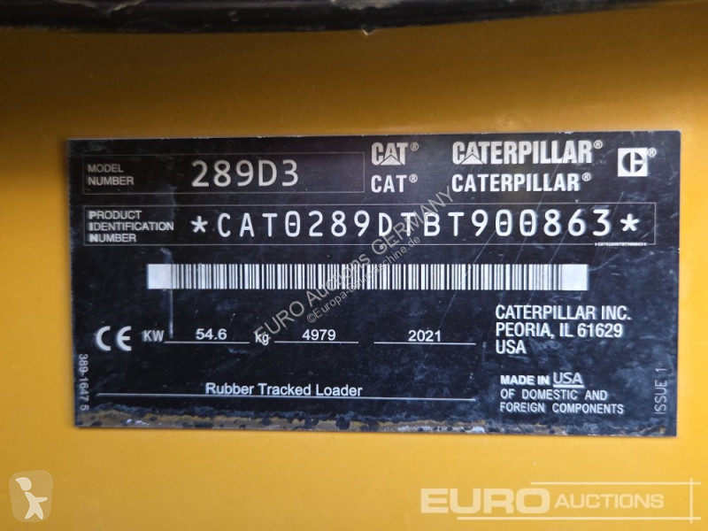 Фронтальный погрузчик Caterpillar 289D3