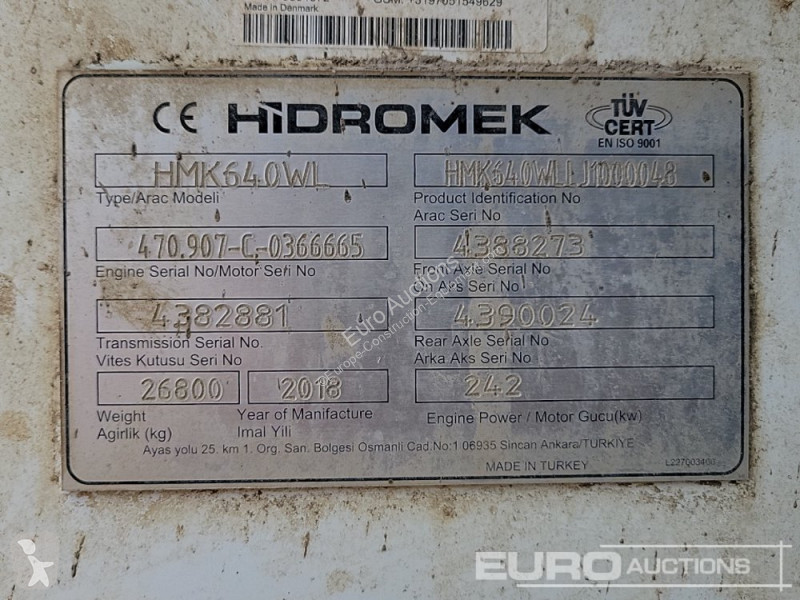 Incarcator Hidromek HMK640