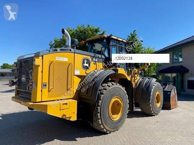 Pala cargadora John Deere 744 P MIETE / RENTAL...