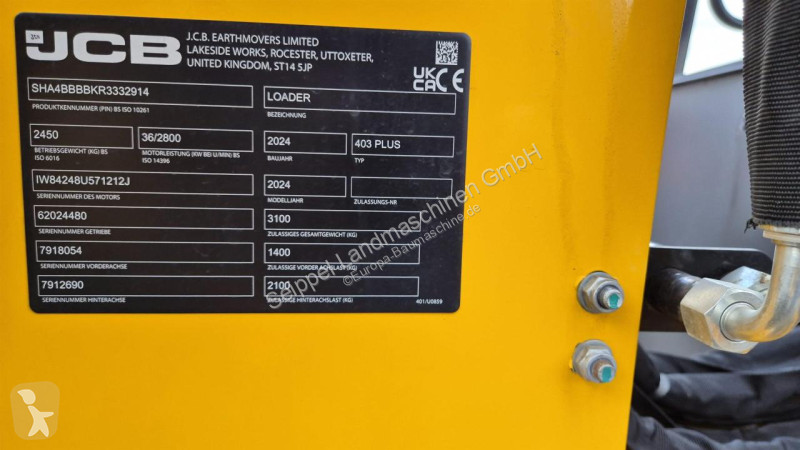 Shovel JCB AGRI PLUS FSD EURO