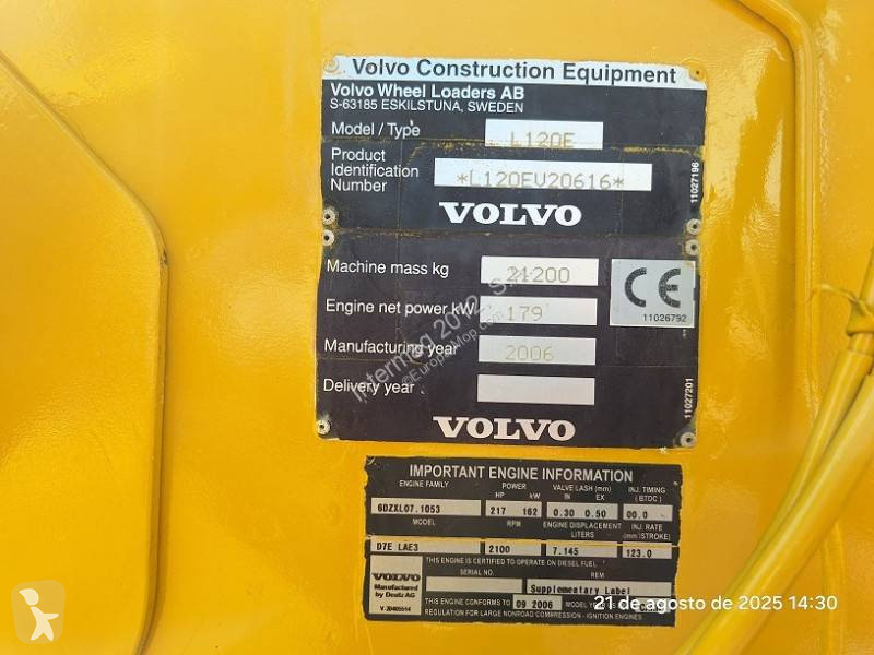 Pala cargadora Volvo L120E