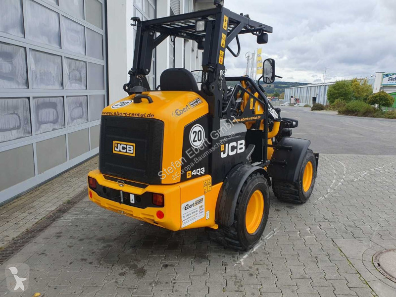 Læssemaskine JCB Klappdach / Schaufel + Gabel /...