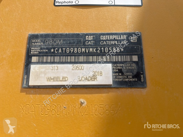Chargeuse Caterpillar  980M