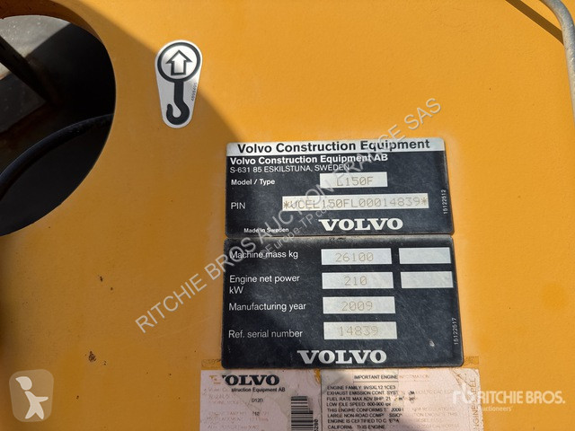Auctions Volvo L 150 F wheel loader - n°11363792