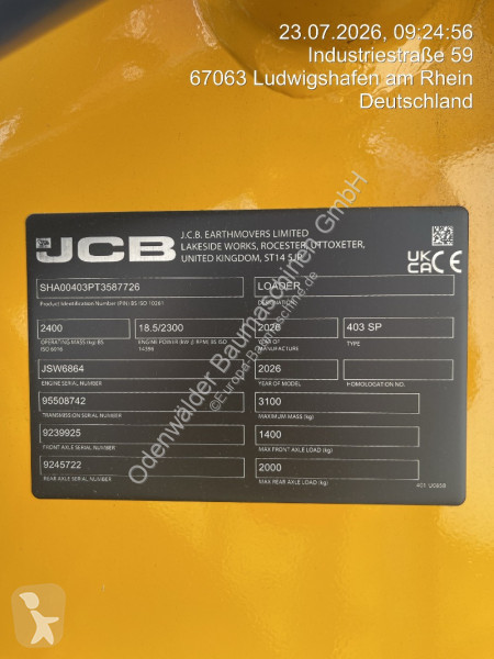 Nakladač JCB N-