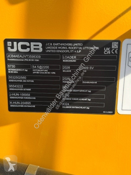 Nakladač JCB N-