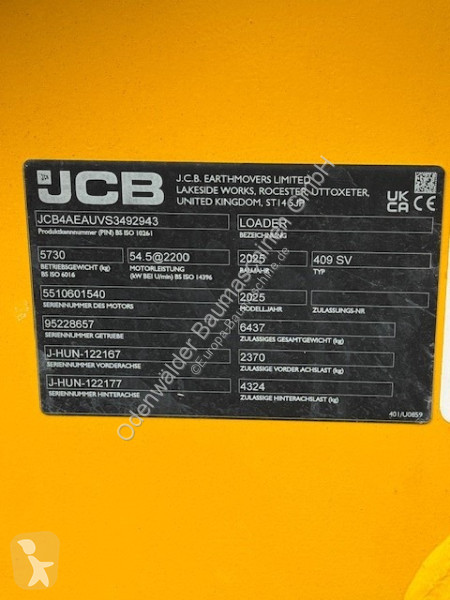Nakladač JCB inkl. 6in1 Schaufel