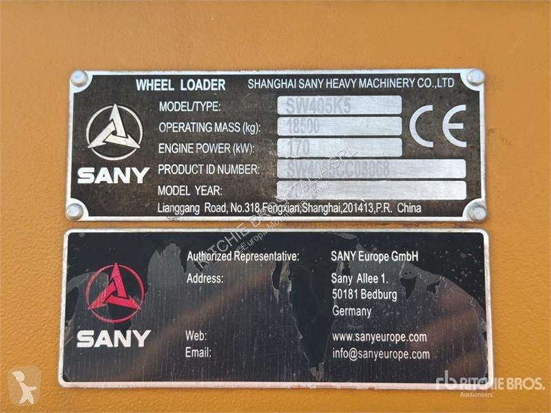Sany SW405K5 Wheel Loader loader