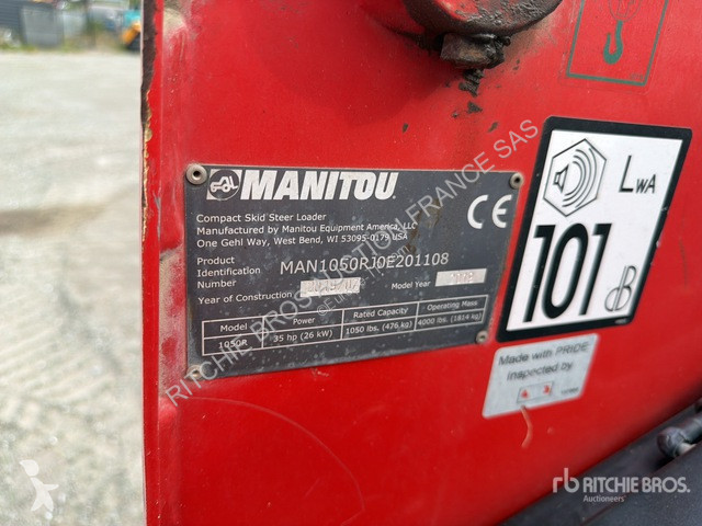 Pala cargadora Manitou  1050R
