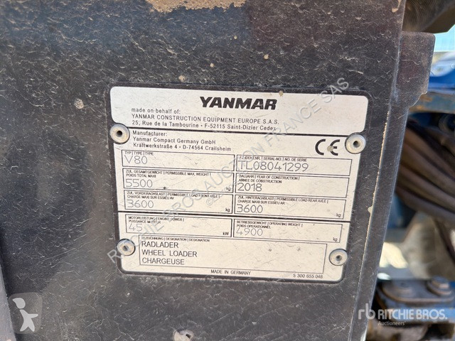 Pala cargadora Yanmar  V80