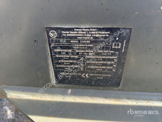 Kramer  346-03 loader
