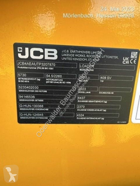 Shovel JCB 409