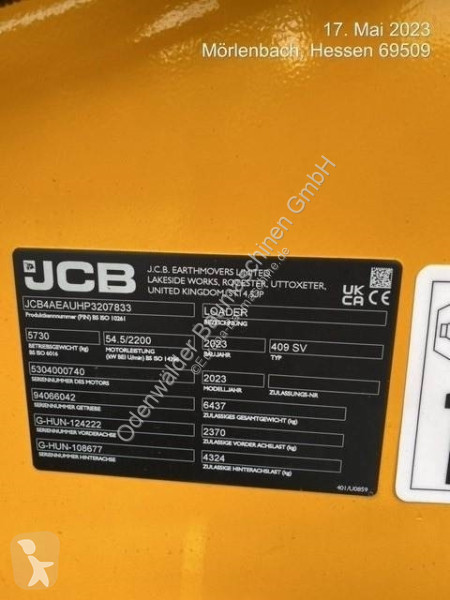 Shovel JCB 409
