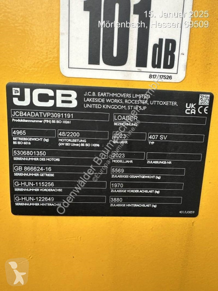 Shovel JCB 407