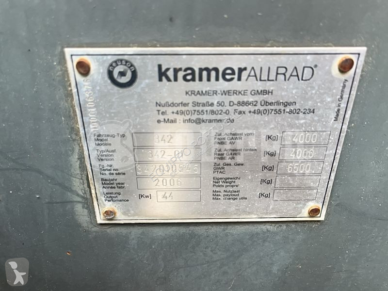 Pá carregadora Krämer 342 / 480