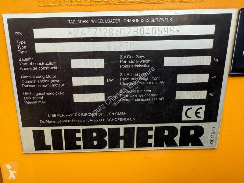 Læssemaskine Liebherr  M550