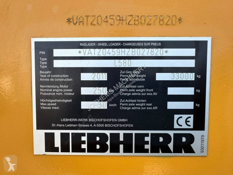 Shovel Liebherr L 580 2Plus2 Log Handler
