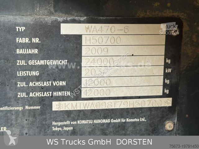 Pala Komatsu 470-6 9t Schaufel Waage LED