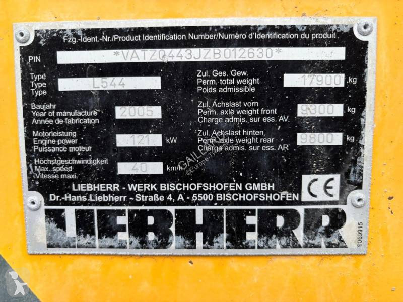 Læssemaskine Liebherr