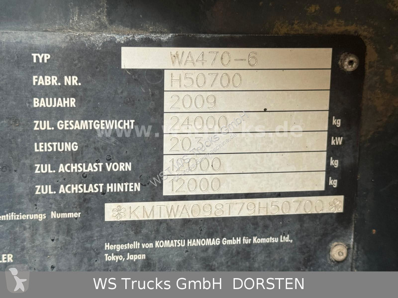 Nakladač Komatsu 4706 9t Schaufel Waage LED
