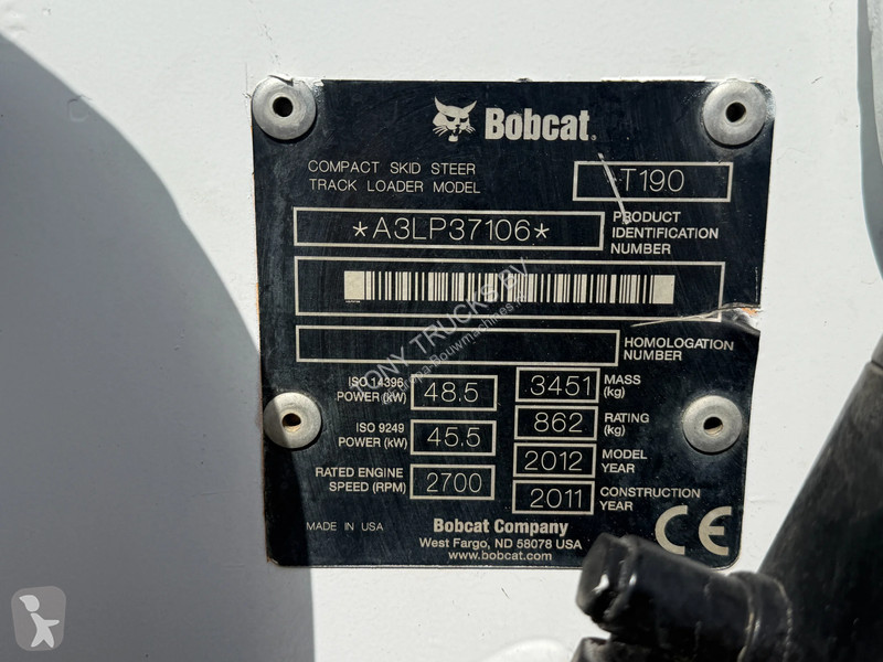 Chargeuse Bobcat SKIDSTEER Closed Cabine High...