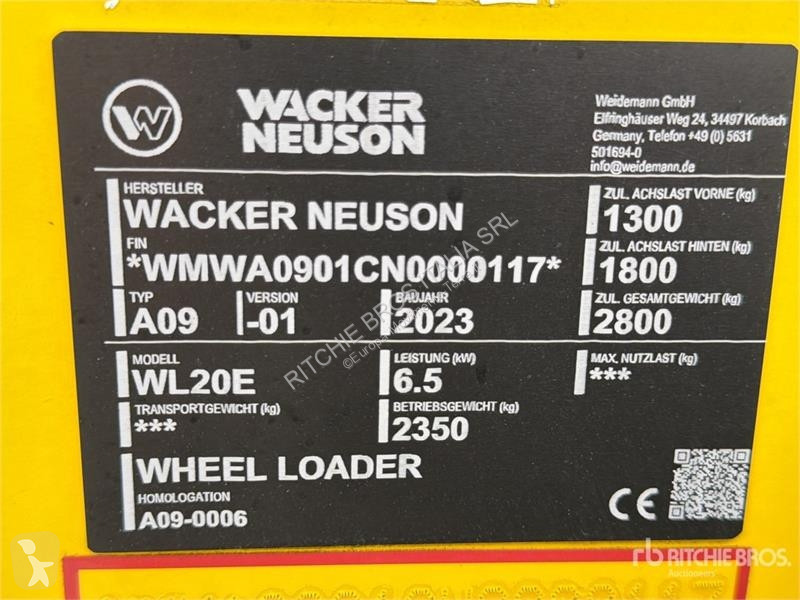 Wacker Neuson WL20e (A09-01) loader