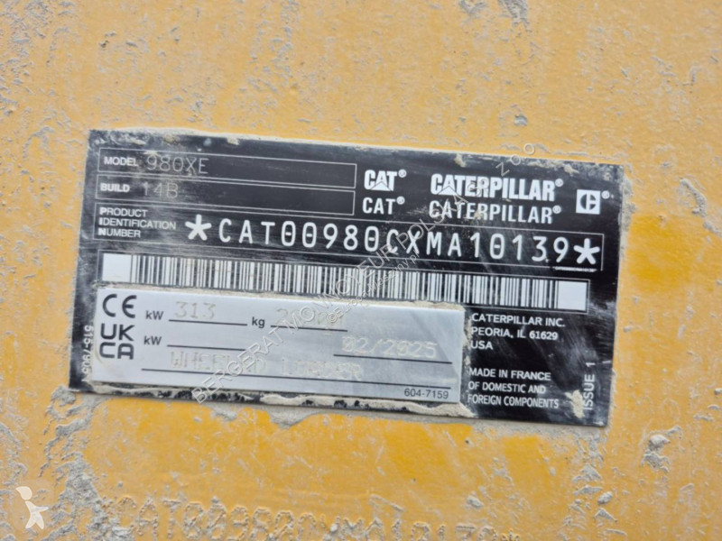 Pá carregadora Caterpillar 980-14XE