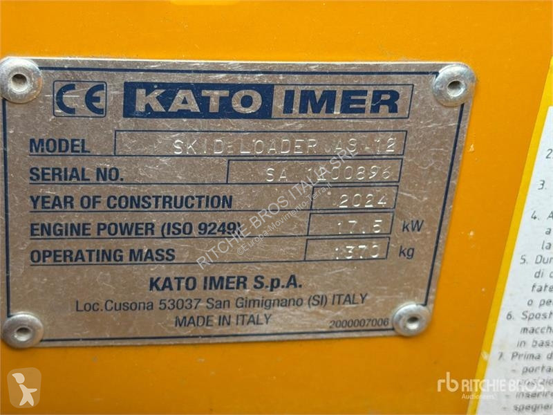 Pala cargadora  Kato-imer AS 12 Skid Steer Loader