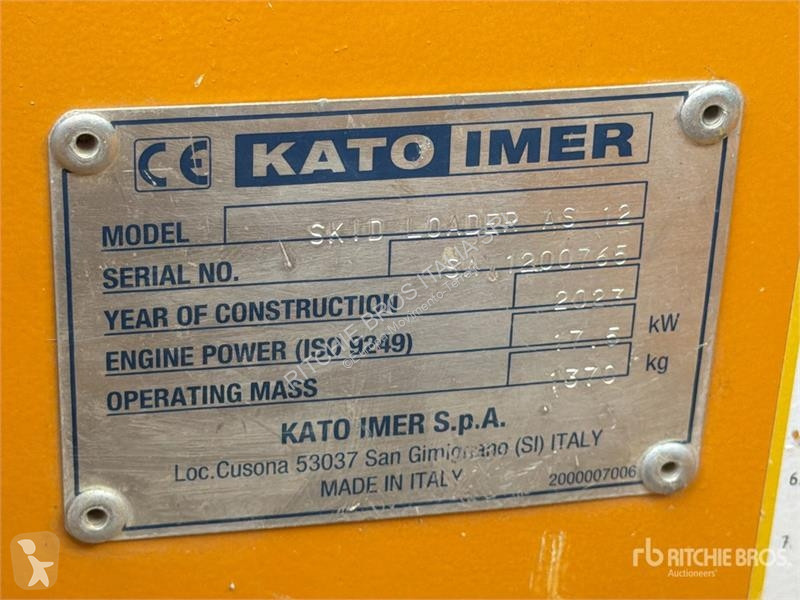 Pala cargadora  Imer AS 12 Skid Steer Loader