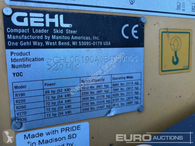 مُحمّلة Gehl R190